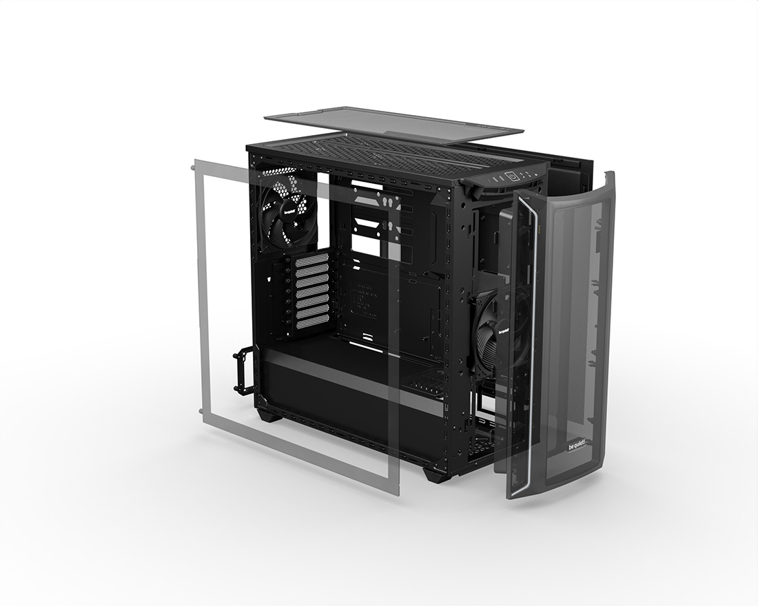 SHADOW BASE 800 DX | Black silent PC cases from be quiet!
